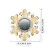 1 Christmas Tree Snowflake Wooden Candlestick Christmas Party Home Desktop Holiday Decoration Christmas Gift