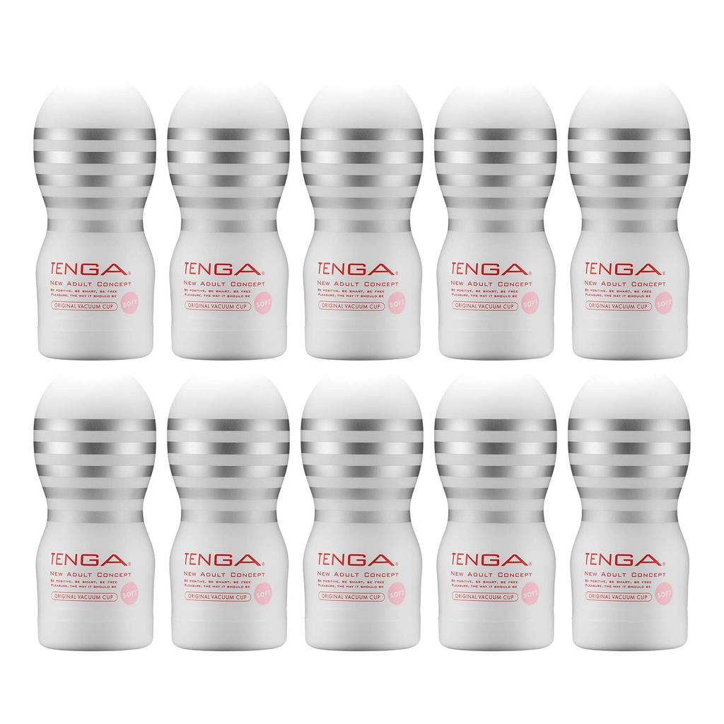 TENGA Original Vacuum Cup ORIGINAL VACUUM CUP SOFT Set of 10