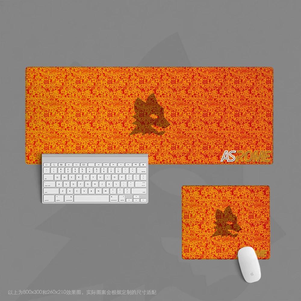 New Creative Extra Large Leather Non-slip Stain Resistant Mouse Pad Office Keyboard Table Football Fan Supplies Student Gift Roma Totti Periphery