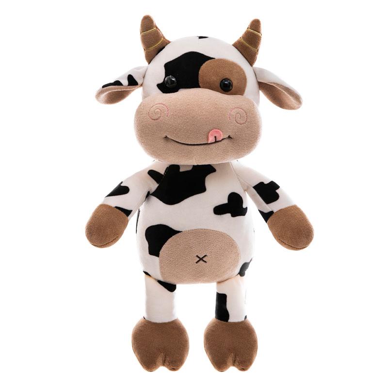 Cute Plush Toy Of A Calf And Cow Adorable Habi Calf Doll Cute Cow Plushie The First Choice For Children'S Birthday Gifts