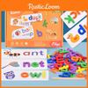 Puzzle Spelling Wooden Cards For Kids Educational Toy Word Spelling Gift Game
