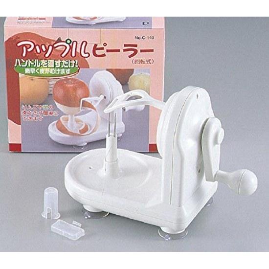 Pearl Metal Apple Peeler Peeling Tool White C-140