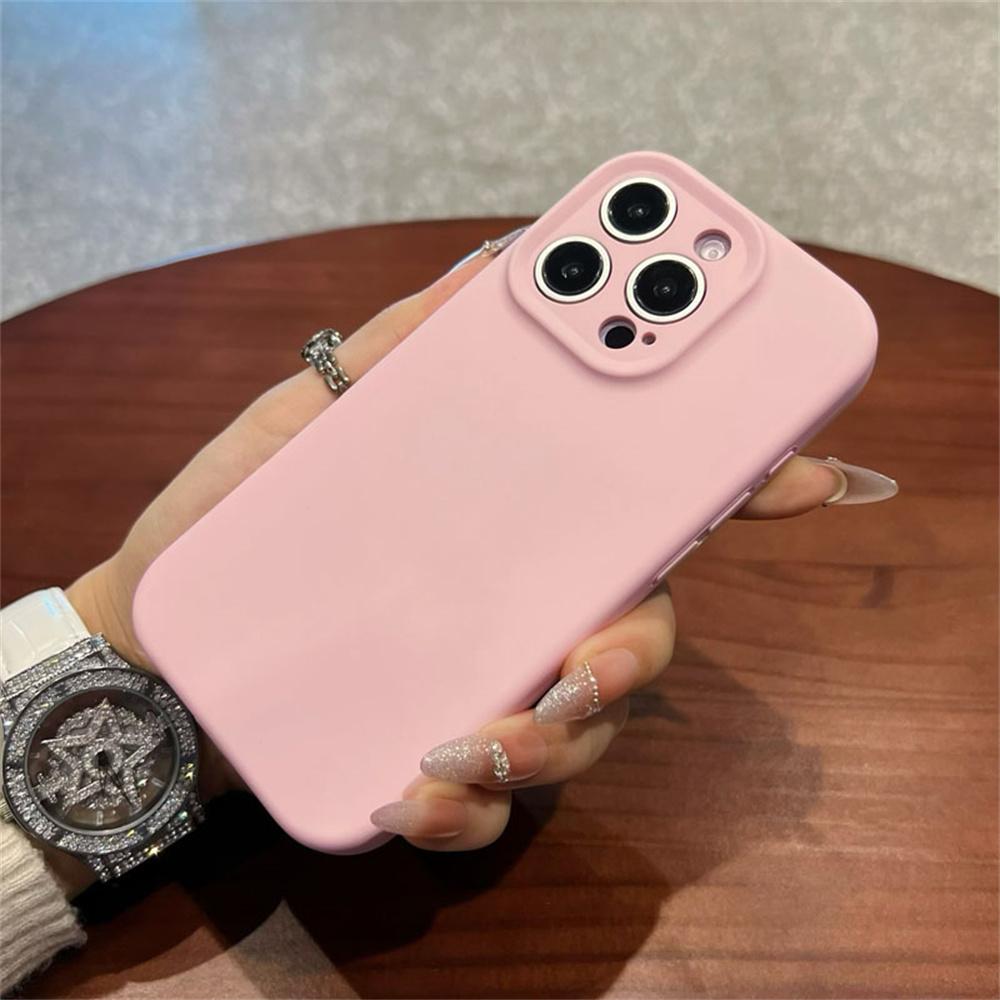 For iPhone 13 Pro Case Precise Cutouts Liquid Silicone + PC Shockproof Phone Cover C