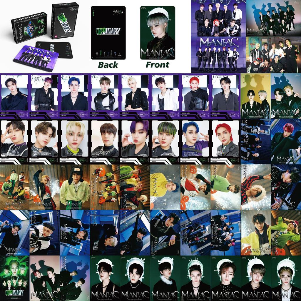 55pcs/Set Box Stray Kids Lomo Cards Ginet Karma Do It ATE Album Themed Photocards Hyunjin Collection For Fans Oddinary XGift