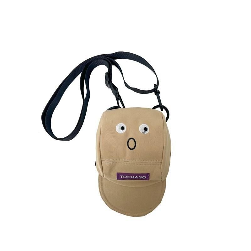 

Childrens Bag Crossbody With Letter Hat Design Mini Bag Breathable Clothing хакі