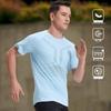 Men's Quick-Dry Antibacterial Sun-Protective Sports T-Shirt - Breathable Short Sleeve for Summer Fitness