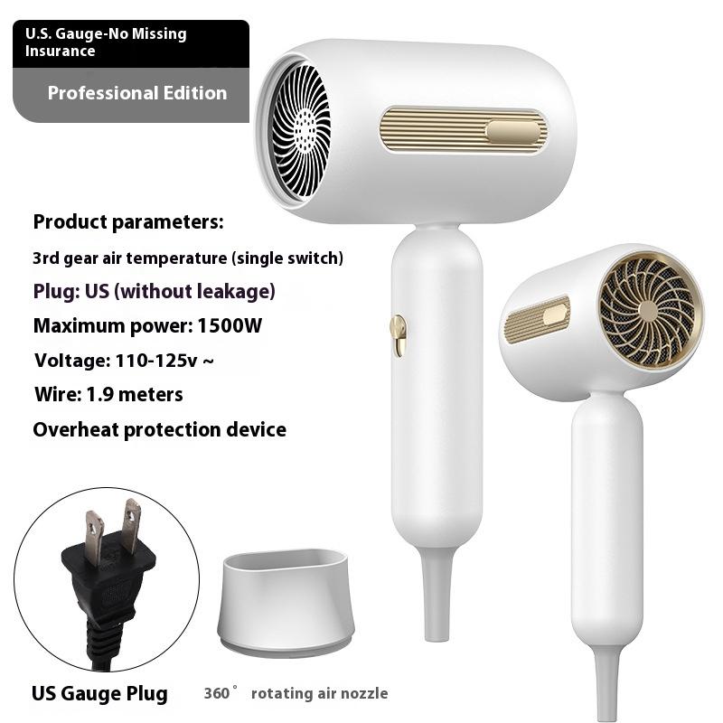Professional Ionic Hair Dryer Powerful Quick Drying Hair Dryer Low Noise Hair Care Thermostat Portable Hair Dryers & Accessories