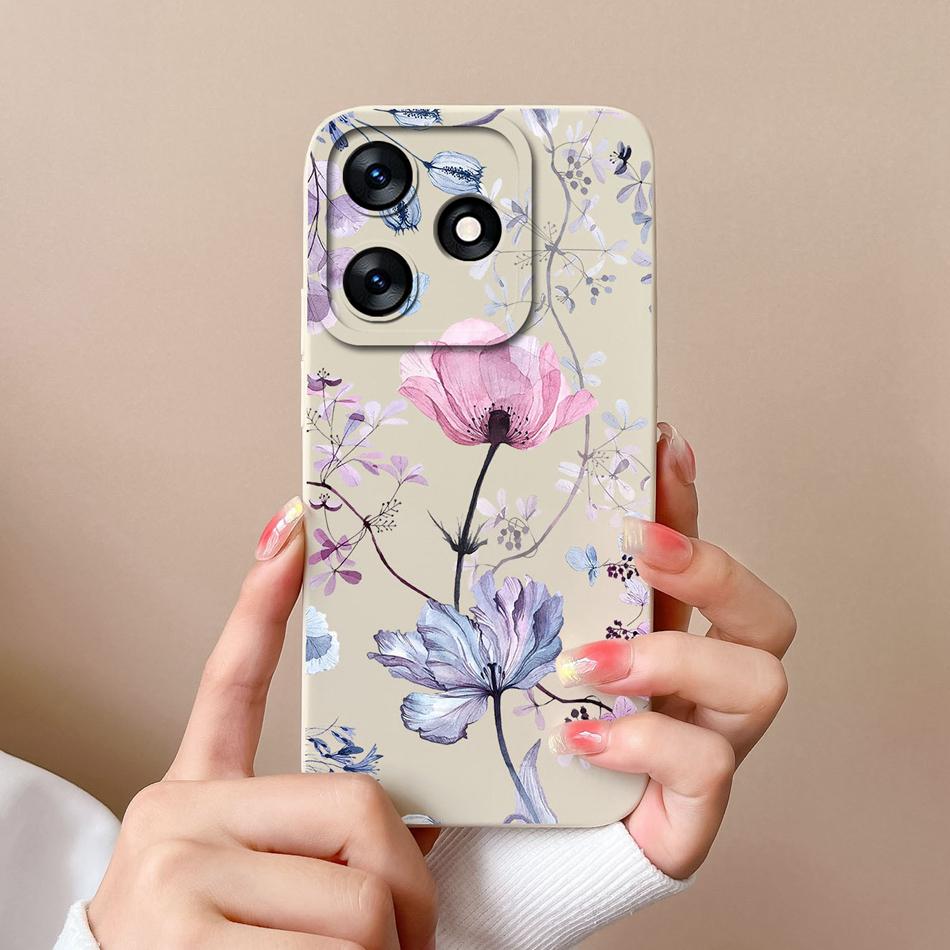 For Tecno Spark 10 Pro 10C Cases Cartoon Liquid Silicone Full Protection Cover For Tecno Spark10 4G 5G 10Pro 10 C Bumper Funda
