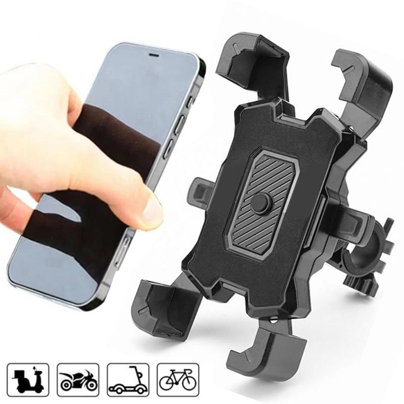 360 Degrees Rotatable Stand Electric Bicycle Mobile Phone Holder Riding Bike Moto Motorcycle Bracket For iPhone Samsung Xiaomi