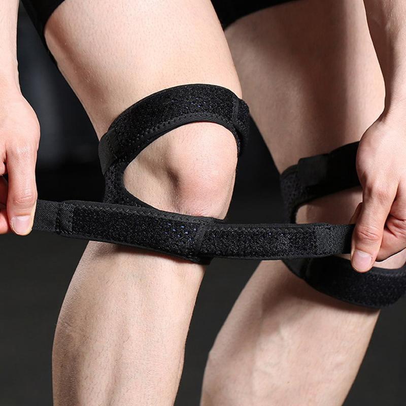 1 stk Knæskal Knæstøtte Knækompressionshylster Justerbar Støtte til Unisex Knæsmerter Gigt smerter Sports Knæbeskytter Knæpude