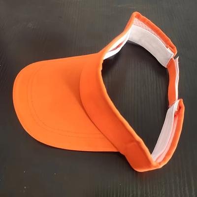 Sportvisiere Minimalistischer Top Hat mit verstellbarem Riemen, Sommer-Sonnenschutzhut zum Laufen, Wandern & Angeln