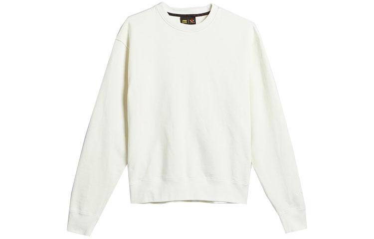 Adidas Originals Sweatshirts Unisex White Crew Neck Moderate Regular HF9944 S