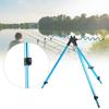 Aluminium Alloy Dazzling Portable Sea Pole Bracket Tripod Telescopic Fishing Rod Stand Rest Tackle Accessory