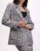 Women's Suit Espiga 238288 36 Black and White (jacket, Skirt)