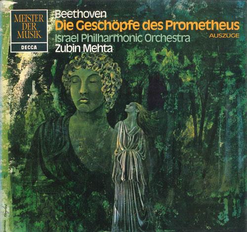 

LP Record ZUBIN MEHTA, ISRAEL PHILHARMONIC OR - Beethoven Die Geschopfe Des Prometh SMD1341ANPROMO DECCA 1969 Germany Classical Used