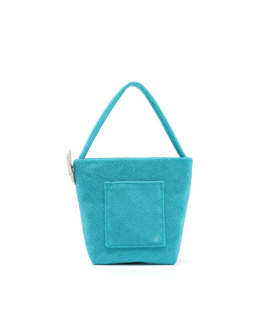 Snowpeak Apparel [Snowpeak X Hersi] Terry Mini Tote Bag (S25Mwftb79) Blue