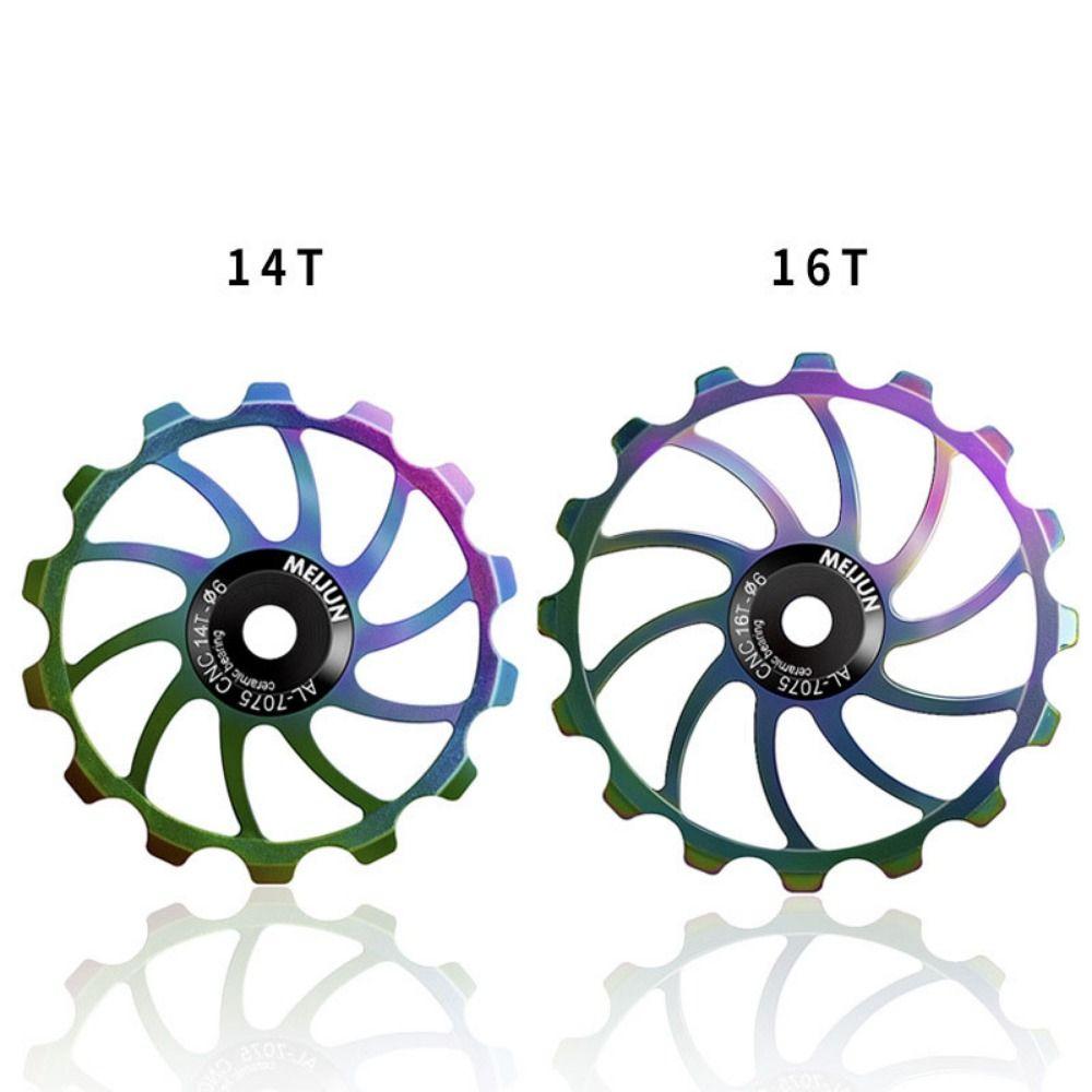 AL7075 CNC Bike Rear Derailleur Pully Pulley Bicycle Steel Pulley Bearing MTB BikeAccessories