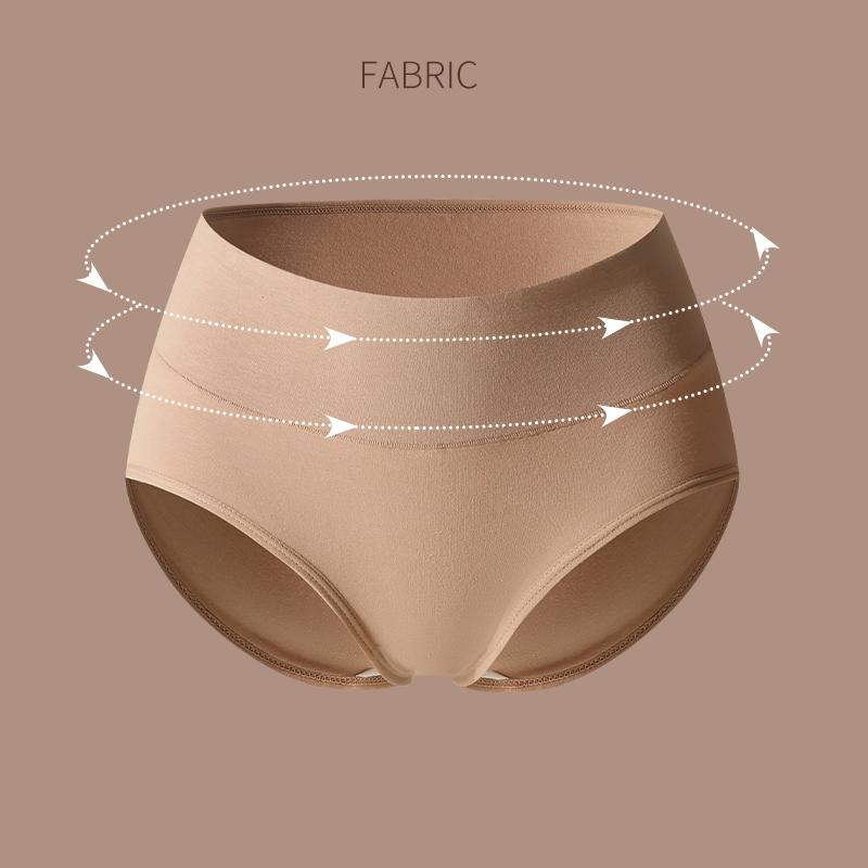 Women Panties High Waist Underwear Breathable Cotton Girls Underpants Plus Size Solid Panty Slimming Female Briefs