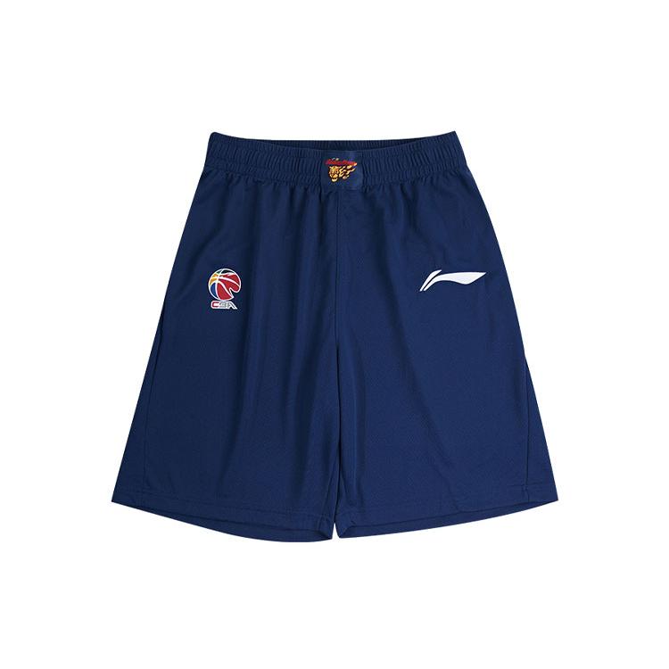Li Ning Professional Basketball Collection Basketball Shorts Men s Blue AAPR449-2 M