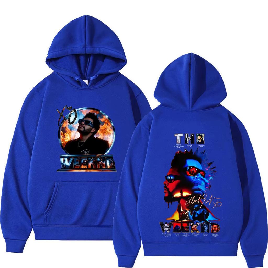 Hot Sale Rapper The Weeknd Tour 2026 Print Hoodie Men Women Hip-hop Pullover Long Sleeves Hip Hop Streetwear Oversized Hoodie