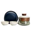 High-end Travel Tea Set Portable Anti-scalding Hand Grab Glass Teapot Kuaike Cup Kung Fu Souvenir Business Gift