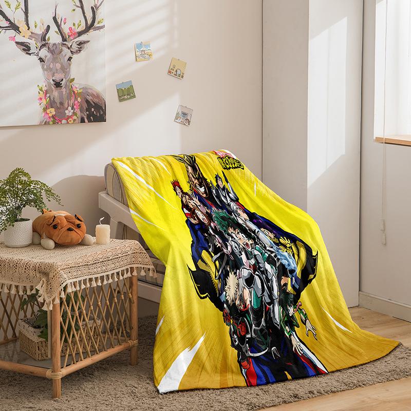 

Cartoon Hero Academy Series Double Sided Flannel 3D Digital Printing Blanket Blanket 70 * 100Cm 250g
