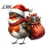 Sticker for Glass Doors Christmas Bird Static Sticker, PVC Waterproof Window Decal Holiday Home Decals Decoration, Removable Decorative Cling