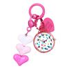 Colorful Heart Watch with Carabiner for Waterproof Quartz Watch with Analog Cute Bag and Accessories for Teens and Women Perfect for Outdoor or As a