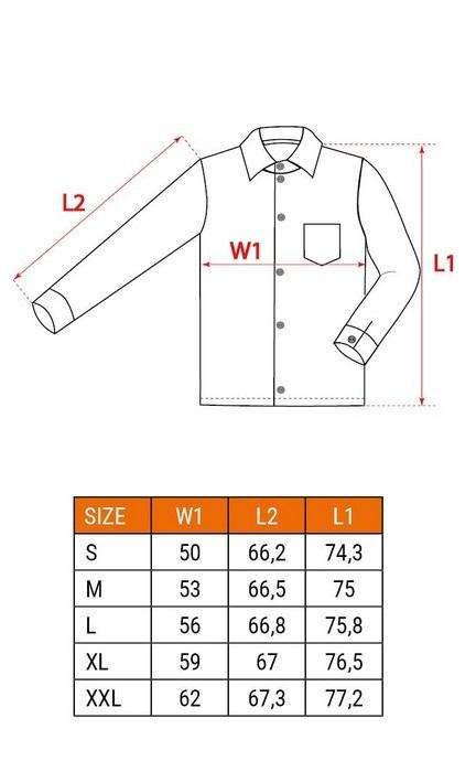 Flannel Shirt Checked Red, Black And White Size M - T N81-540-M