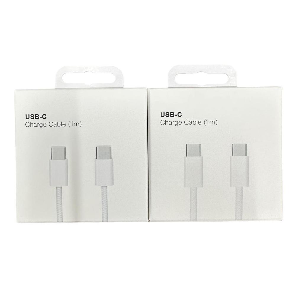 Apple 15 Fast Charging Dual C Braided Cable - Type-C To Type-C Packaging Box