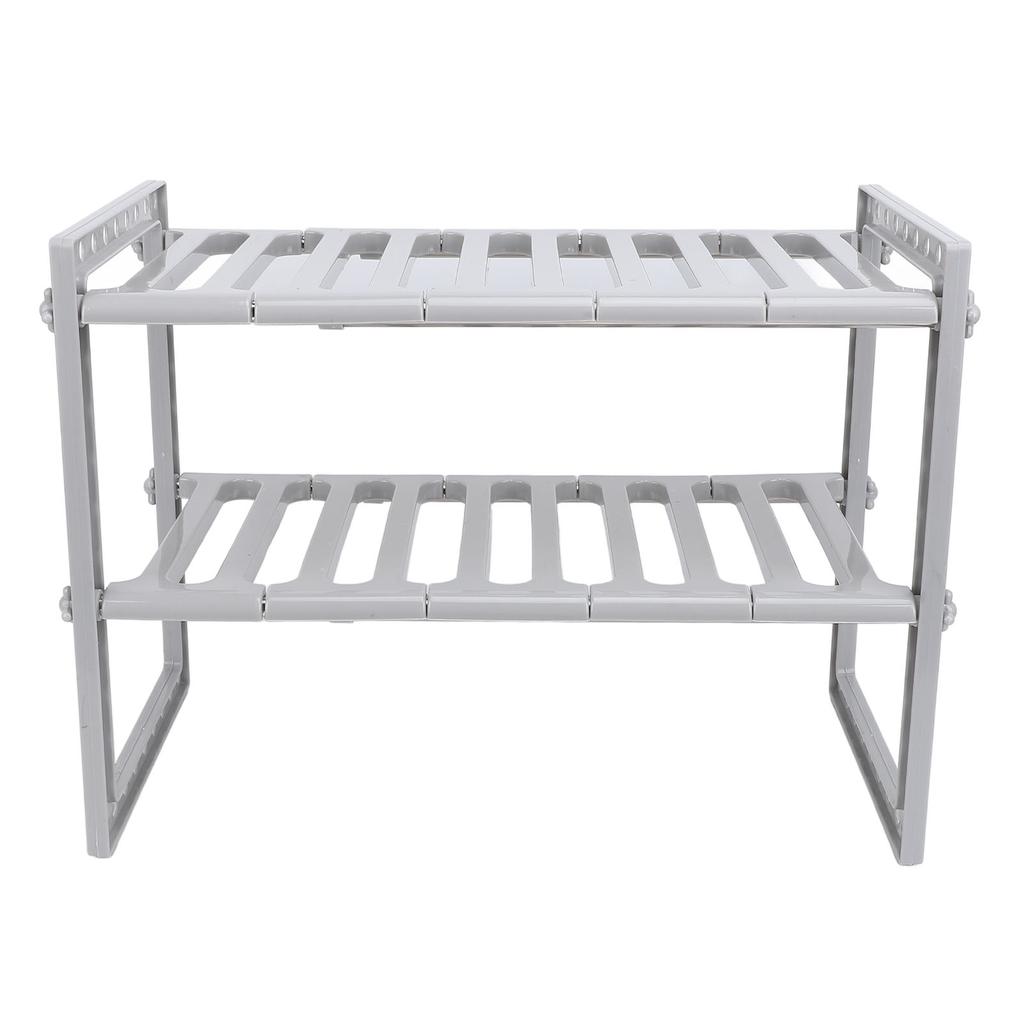 Under Sink   2 Tiers Multifunctional Stretchable Large Capacity Under Counter Storage