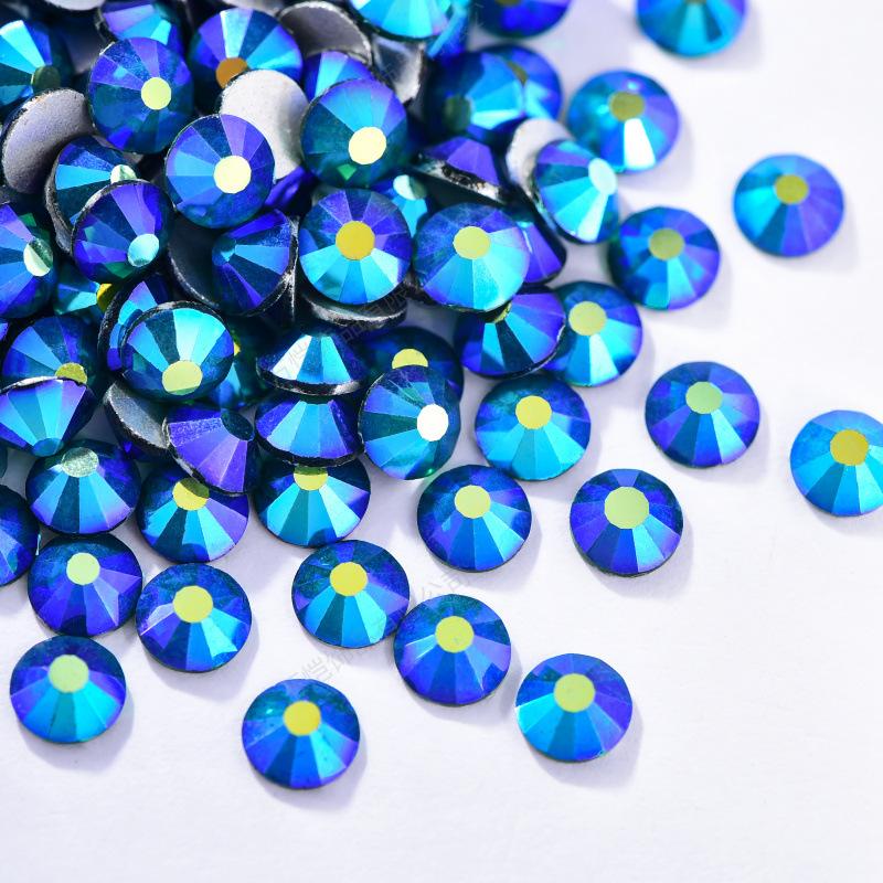 Nail Art Rhinestone Crystal Glass Accessories Diy Flat-Bottomed Drill, Mobile Phone Case Colorful Guomao A Diamond Accessories Accessories Accessories