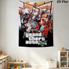 Grand Theft Auto V Cover Artwork Bedding 1 Duvet Cover 2 Pillowcase Without Core Soft And Comfortable Christmas Birthday Gift Bedding Set