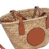 Borsa a Spalla da Donna in Paglia Intrecciata Portatile Tessuta a Mano Boemia