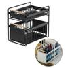 Under Sink Organiser Sliding Drawer Kitchen Sink Storage Shelves Slide Out Pantry Cabniet Storage Bin Pull Out Cabinet Organizer