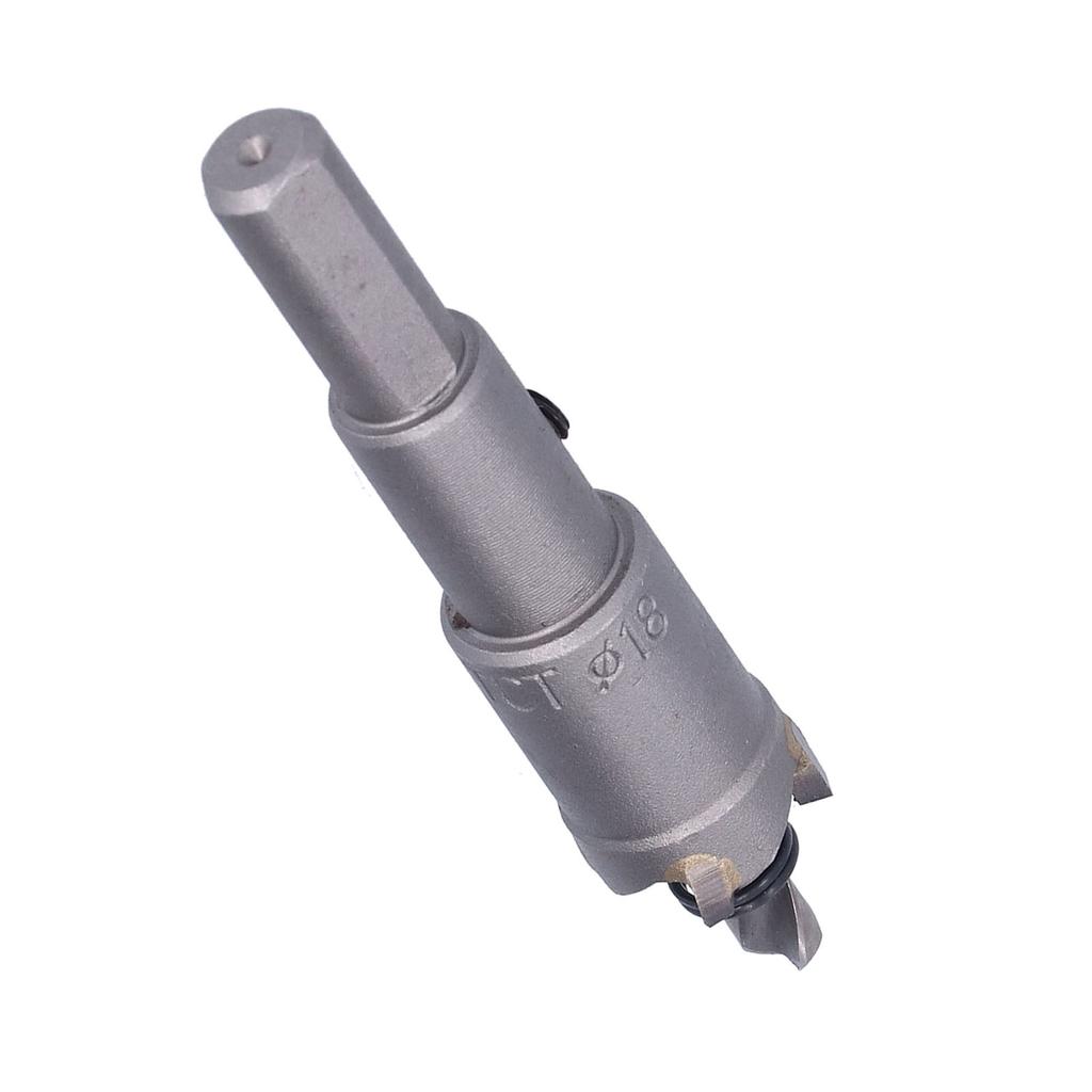 Hole Saw High Speed Steel Three Blades Inclination Angle Design Hole Cutter for Metal with Hex Key