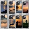 Fishing Fisherman Phone Case for iPhone 15 16 Pro Max Air SE 11 13 Pro 14 Plus 12 11Pro 15Pro Max 16e Cover