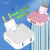 European Standard Swivel Plug Adapter – 180° Rotatable Multi-Outlet Extension Socket, Cordless & Portable