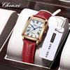 Fashion Square Women'S Watch Leather Waterproof Watch Quartz Watch