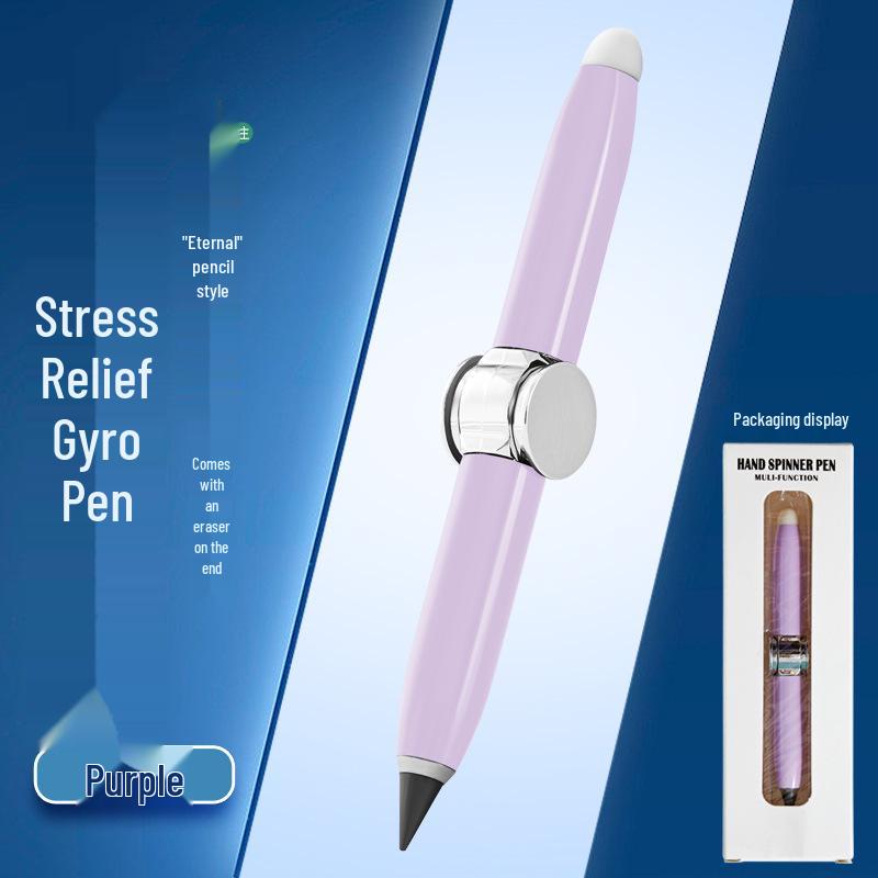 Rotating LED Luminous Gyroscope Pen Lamp