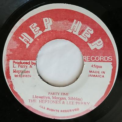 7inch Record HEPTONES & LEE PERRY - Party Time NONE Hep Hep Records 2007 Jamaica Reggae, Ska & Dub Used