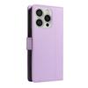 For iPhone 16 Pro Max Case Leather Rhombus Checkered Phone Cover with Detachable Lanyard Straps