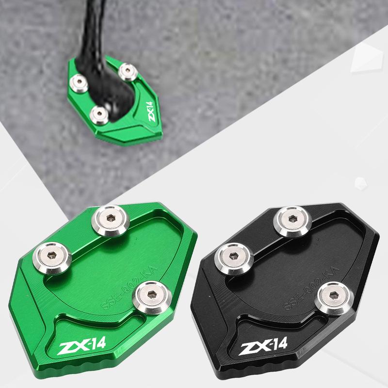 Motorcycle ZX 14 14R ZZR GTR 1400 Side Stand Enlarger Sled For KAWASAKI Ninja ZX14R ZX14 ZZR1400 GTR1400/Concours 14 2012~