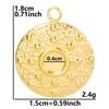 6pcs/Lot Evil Eye Heart Star Cross Vintage Pendant With Drilling Holes Stainless Steel Charms For Jewelry Making Bulk Blank Bail