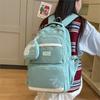 Women Cartoon Backpack Student School Bag Large Capacity Backpack with Coin Purse