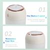 330mL Colorful Mist Humidifier Diffuser Portable 7-color Night Light Quiet USB Humidifier with 2