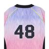 Puma Logo Color Block V-Neck Short Sleeve Soccer Shirt Unisex tops 950412-04