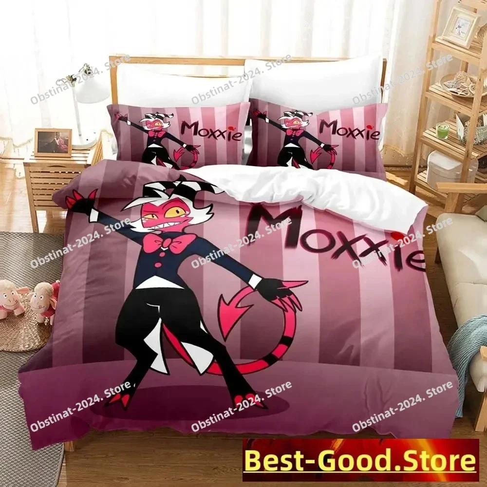 Moxxie Boss Bedding Set Printed Bed Set With Pillowcase Bed Duvet Cover Soft Single Double Queen Super King Size Bedroom