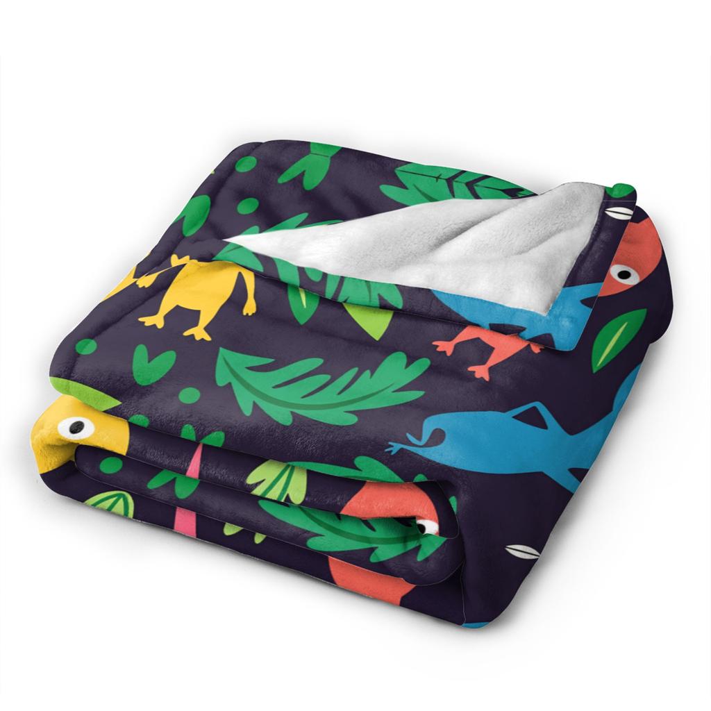 Pikmin Pattern Blanket  Warm Soft Graphic Plush Throw Blanket For Kids Adult Couch Bed Flannel Bedspread Bed Cover