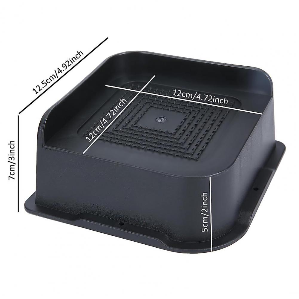 Desk Risers Bed Riser Heavy Duty Bed Furniture Risers Set 4pcs 2/3/4 Inch Lift Supports for Chair Sofa Couch Desk Up to for Bed